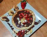Foto del paso 4 de la receta Crepes con chocolate y picadillo de fruta
