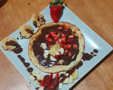 Foto del paso 4 de la receta: Crepes con chocolate y picadillo de fruta