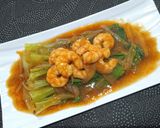 Foto langkah ke 4 dari resep Pakchoy Udang Saus Tiram -348-.
