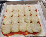 Foto del paso 6 de la receta: Pizza de hojaldre con berenjena y pollo