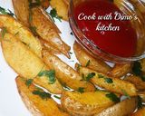 صورة لخطوة 5 من وصفة بطاطس ودجز فى الفرن 👌👌😋😋