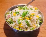 A picture of step 5 of Corn Biryani.