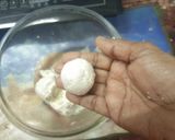 A picture of step 2 of Paneer Gulab Jamun.