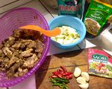 Foto langkah ke 2 dari resep Daging saus Teriyaki.