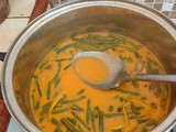 Gulai kacang panjang ikan goreng khas Bengkulu