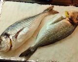 Foto del paso 9 de la receta Dorada a la sal con verduras