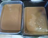 Foto langkah ke 1 dari resep Puding Coklat Terapung.