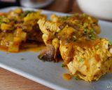 Une image de l'étape 8 de Sauté de dinde aux champignons et légumes.
