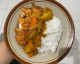 Foto langkah ke 9 dari resep Japanese Chicken Katsu Curry Rice.