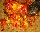 Foto langkah ke 3 dari resep Ayam penyet sambel merah.