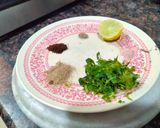 A picture of step 4 of Delhi style Shakarkandi(roasted in pressure cooker)chaat.