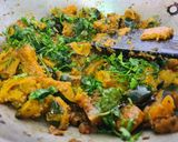 A picture of step 7 of Keto Diet Khatta Meetha Kaddu Sabzi Recipe | Weight loss Keto Pu.
