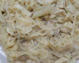 A picture of step 5 of Chicken cheese Maggie.