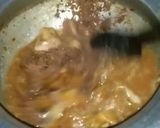 A picture of step 7 of Chicken qorma.