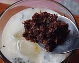 A picture of step 2 of Gulkand sabja thandai.