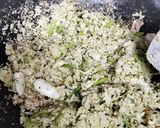 青醬透抽炒飯&芹菜葉蛋花湯的食譜步驟6照片