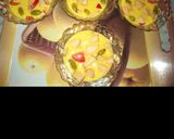 A picture of step 3 of A.G.M custard🍎🍇🥭yummilicious...😋😋.