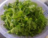 Nước rau má bước làm 1 hình