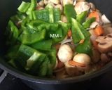 A picture of step 3 of Mixed Veg Dry Curry.