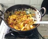 A picture of step 7 of Double Butter Beans Masala.