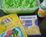 Foto langkah ke 1 dari resep Puding Tape ketan hijau.