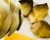 Hình bước làm 4 của món 🌱 Bông Atiso Luộc Chấm Sốt Dấm Mù Tạt (Vegan)