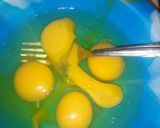 A picture of step 1 of Egg Manchurian.
