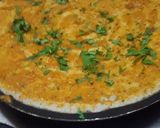 A picture of step 3 of Pizza dosa.