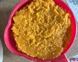 A picture of step 1 of Sweet potato dessert balls.
