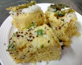 A picture of step 5 of Dhokla.