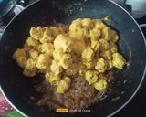 A picture of step 7 of Soya Chunk Curry Masala.