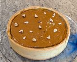 Une image de l'étape 14 de Flan matcha praliné.