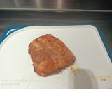 A picture of step 4 of Boneless chicken Thighs in charsiu sause.