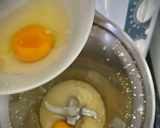 Foto del paso 3 de la receta Tarta de requeixo al limón con lemon crud y caramelo