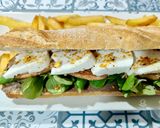 Foto del paso 4 de la receta Bocadillo de lomo con paté a la naranja