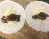 Foto del paso 1 de la receta: DOBLADAS DE QUESO, CAMARONES 🍤 Y MOLE