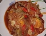 Foto langkah ke 5 dari resep Telur Ceplok Saus Tiram.