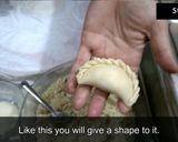 A picture of step 38 of Mawa Gujiya.
