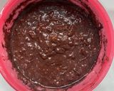 Foto langkah ke 4 dari resep Brownies Pisang Keju (Takaran sendok Tanpa Mikser).