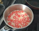 Une image de l'étape 1 de Mousse fraise tagada.