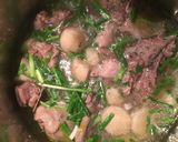 Hình bước làm 4 của món Vịt cỏ ninh khoai sọ🦆🦆🦆