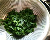 A picture of step 4 of Methi malai paneer.