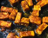 A picture of step 5 of Fried Spiced Paneer Biryani.