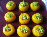 A picture of step 4 of Kesar Mango Peda.