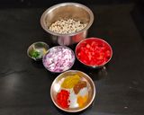 A picture of step 2 of Black Eyed Peas Curry.