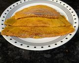 A picture of step 4 of Besan Cheela with Kasuri Methi.