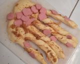 Foto langkah ke 3 dari resep Roti Abon Sosis Keju.