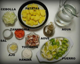 Foto del paso 1 de la receta: Porrusalda con tocineta