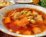Hình bước làm 2 của món Canh súp nấu xương gà