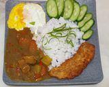 Foto langkah ke 7 dari resep 185. Chicken Curry Rice with Chicken Katsu.
